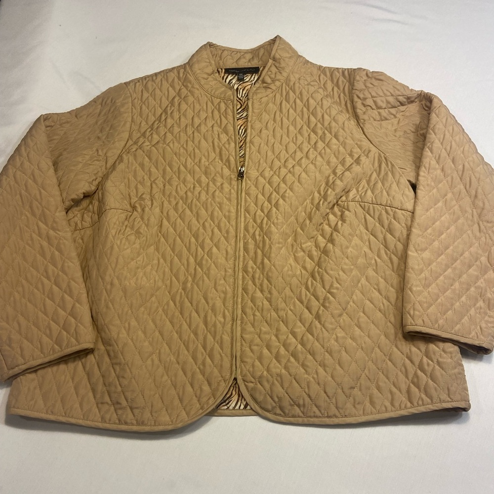 Briggs New York  Quilted Beige Jacket